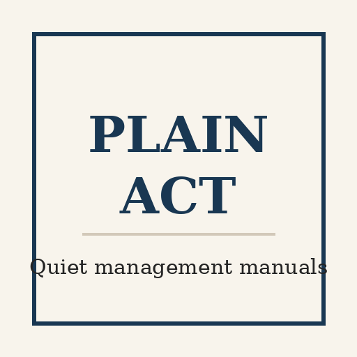 Plain Act logo